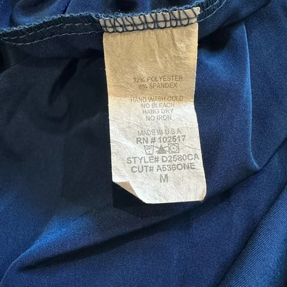 Soprano Women's Blue Dress W/ Twisted Strap Detail size M - Picture 4 of 4